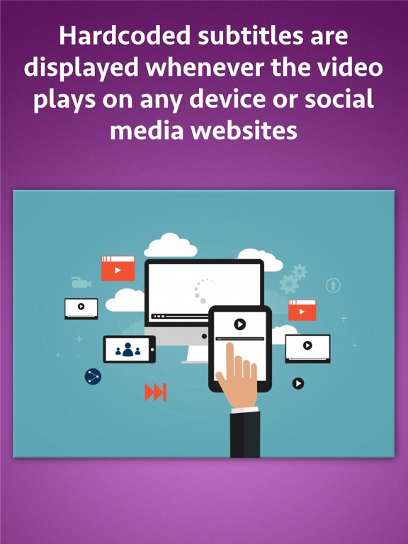 Video Subtitle Hardcoder iPad screenshot 10 - Photo & Video app
