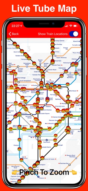 Tubemoji: Live London Tube Map(圖2)-速報App