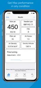 Jetting for Husqvarna 2T screenshot #1 for iPhone