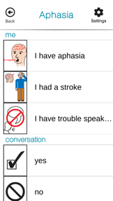 SmallTalk Aphasia Male screenshot