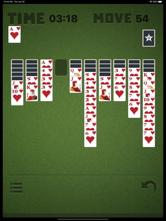 Screenshot #6 pour Spider Solitaire!