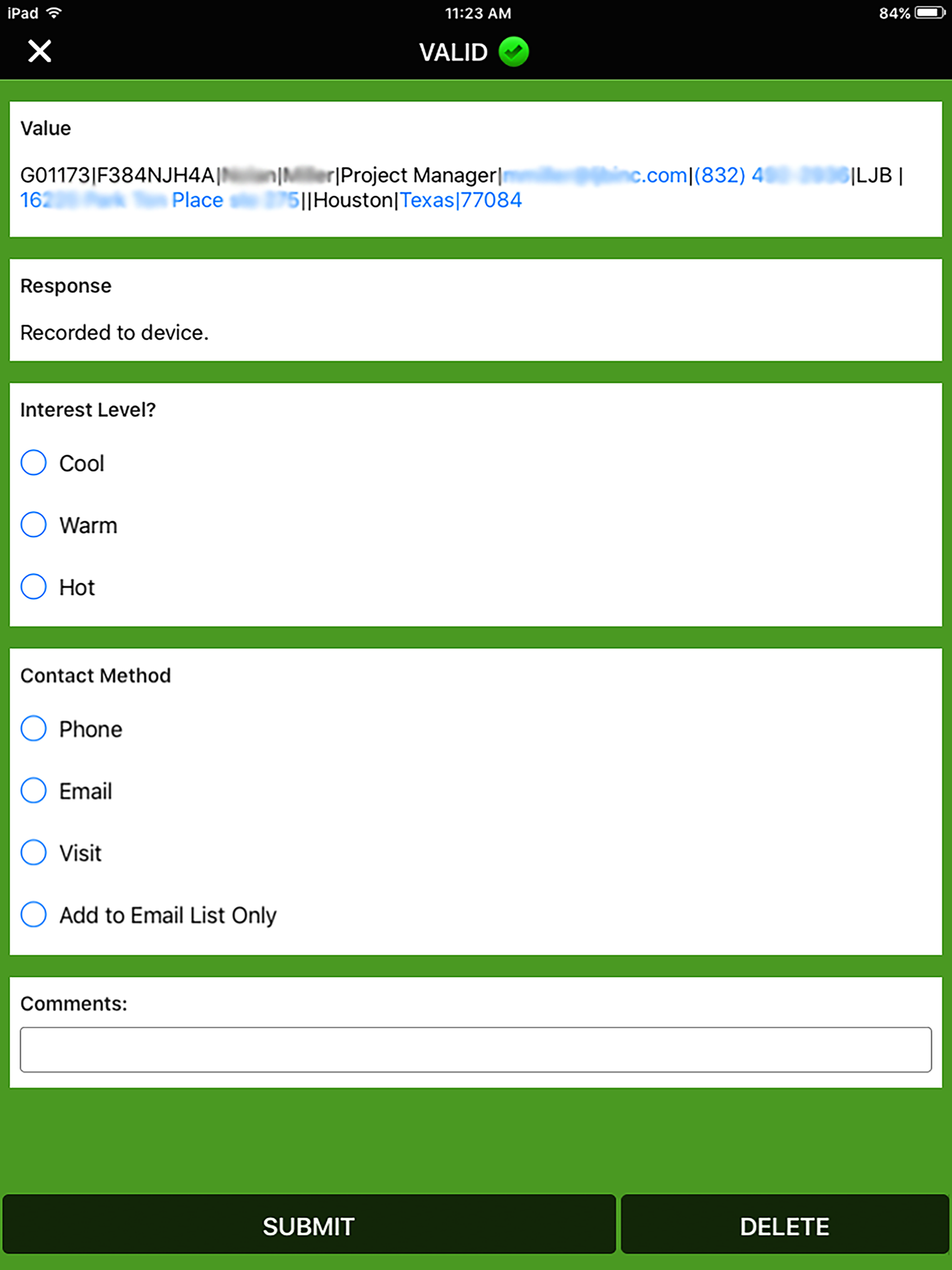 Region VI Event Scanner