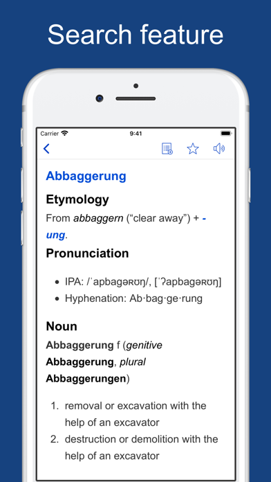 German Etymology Dictionary Screenshot