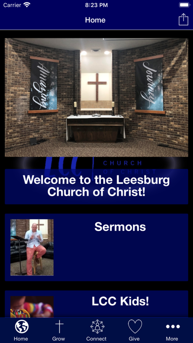 Leesburg Church Of Christ Screenshot