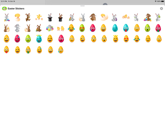 Screenshot #4 pour Happy Easter Stickers - Emojis