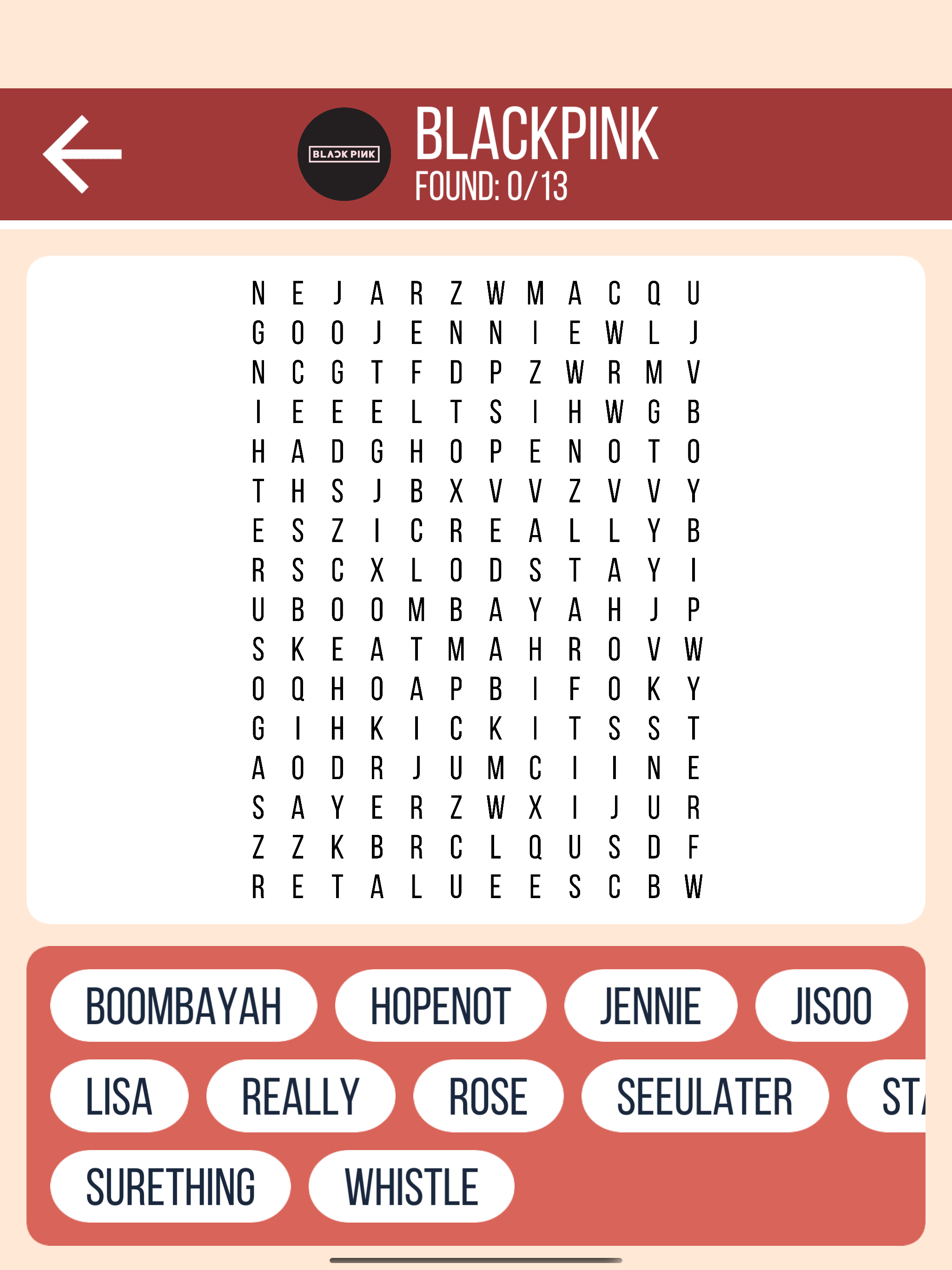 Kpop Music Puzzle
