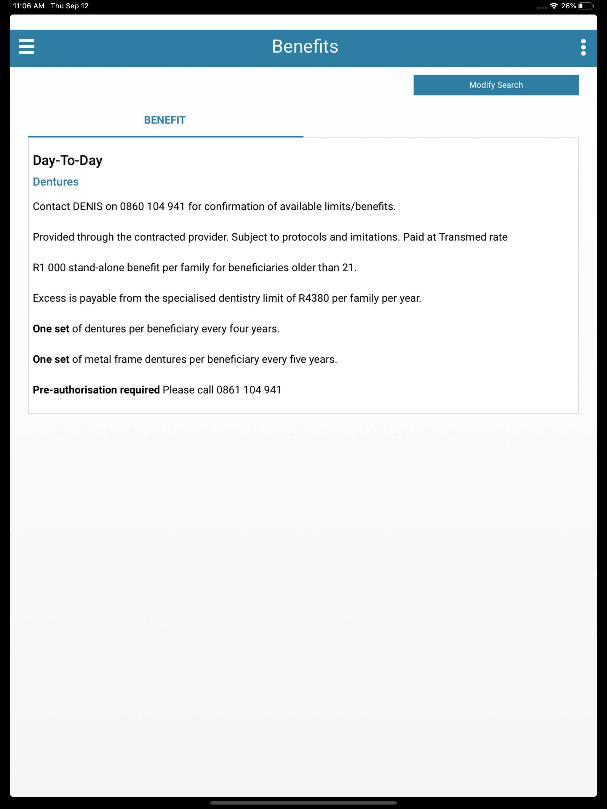 Transmed Medical Fund screenshot 12