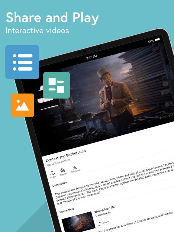ClickView iPad screenshot 1