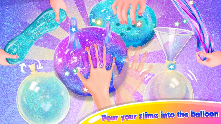 Balloon Glitter Slime