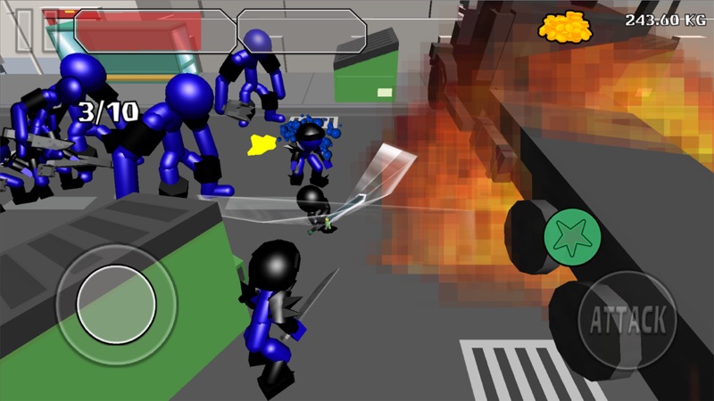 Stickman Sword Fighting 3D screenshot 1