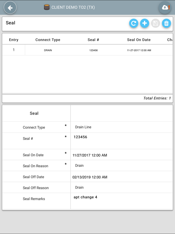 Enertia FDC Mobile iPad screenshot