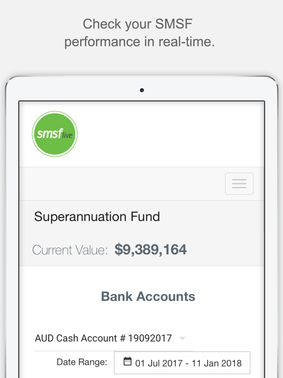 Screenshot #5 pour SMSF Live – Track super wealth