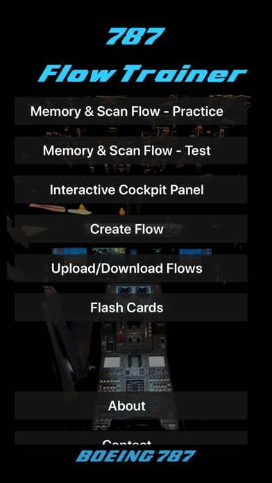 787 Flow & Emergency Trainer Screenshot