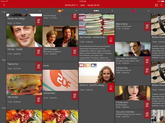 Save.TV – Videorekorder iPad screenshot 4 - Entertainment app