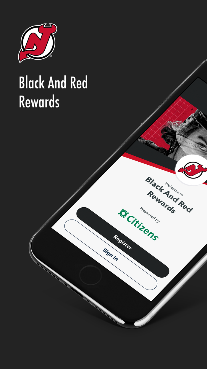 NJ Devils Black and Red Rewards