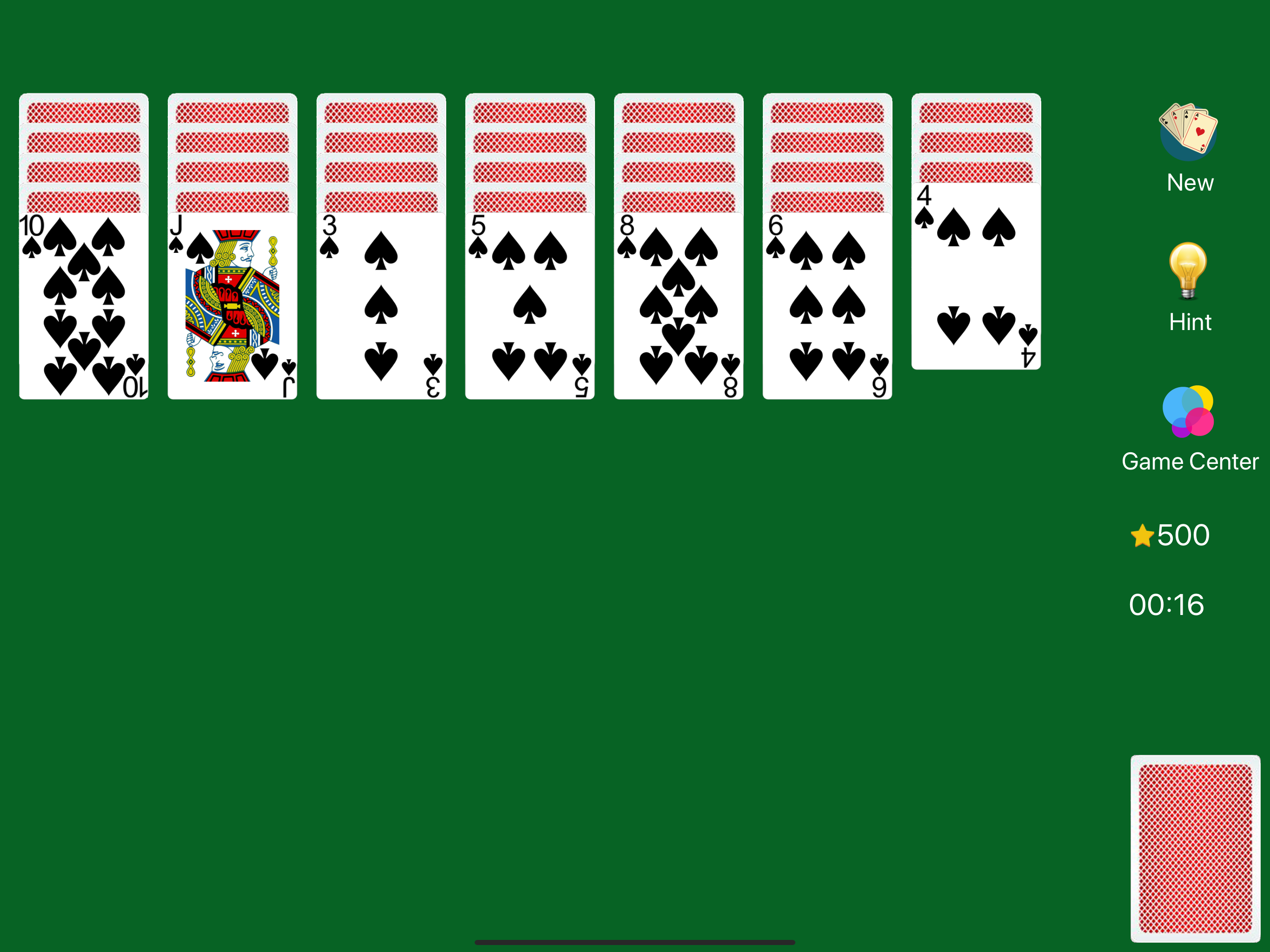Solitaire Spider Card
