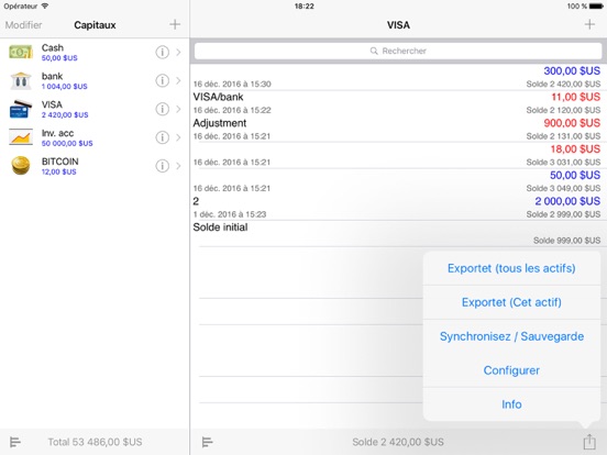 Screenshot #6 pour Mes finances HD