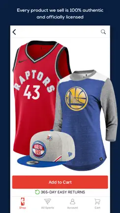 Fanatics NBA Shop iPhone image 2