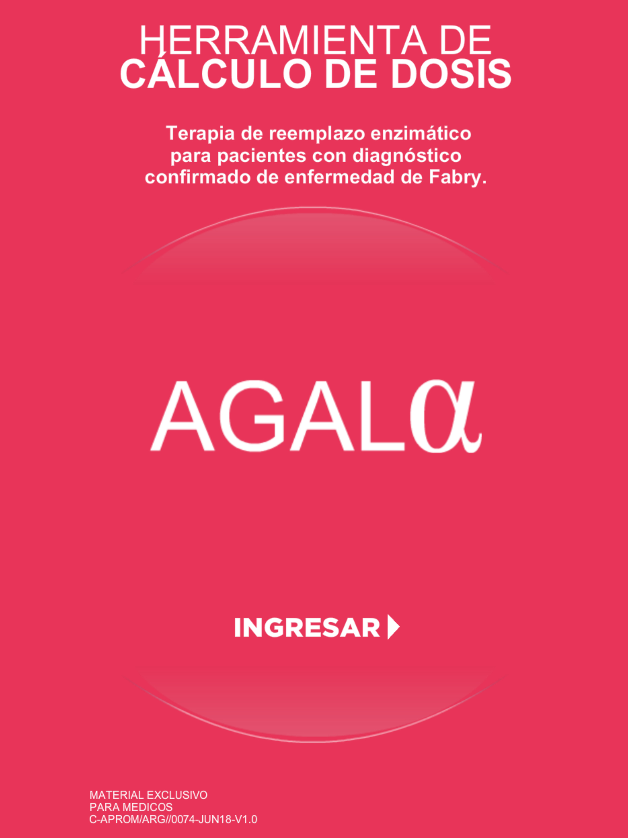 Calculo de Dosis AGALα screenshot 7
