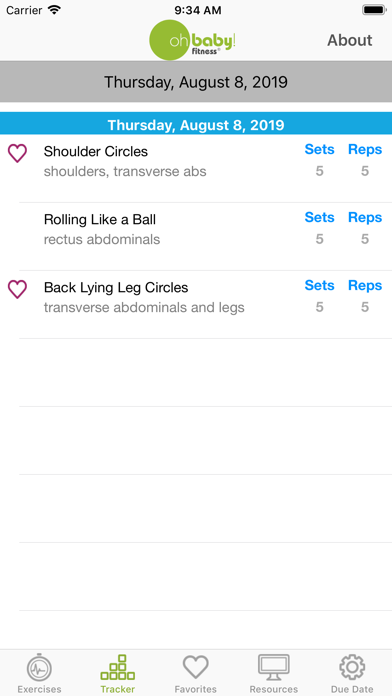 Oh Baby! Pregnancy Exercise Screenshot