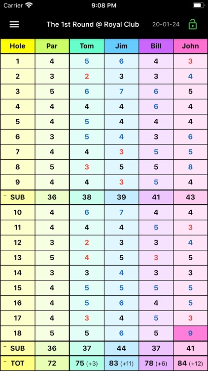 Hi Golf Score - Golf Scorecard screenshot-5