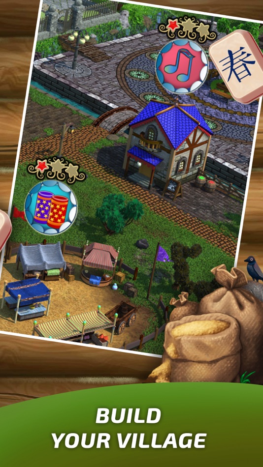 #6. Mahjong Village Solitaire game (iOS) 由: Gamos Mobile Limited