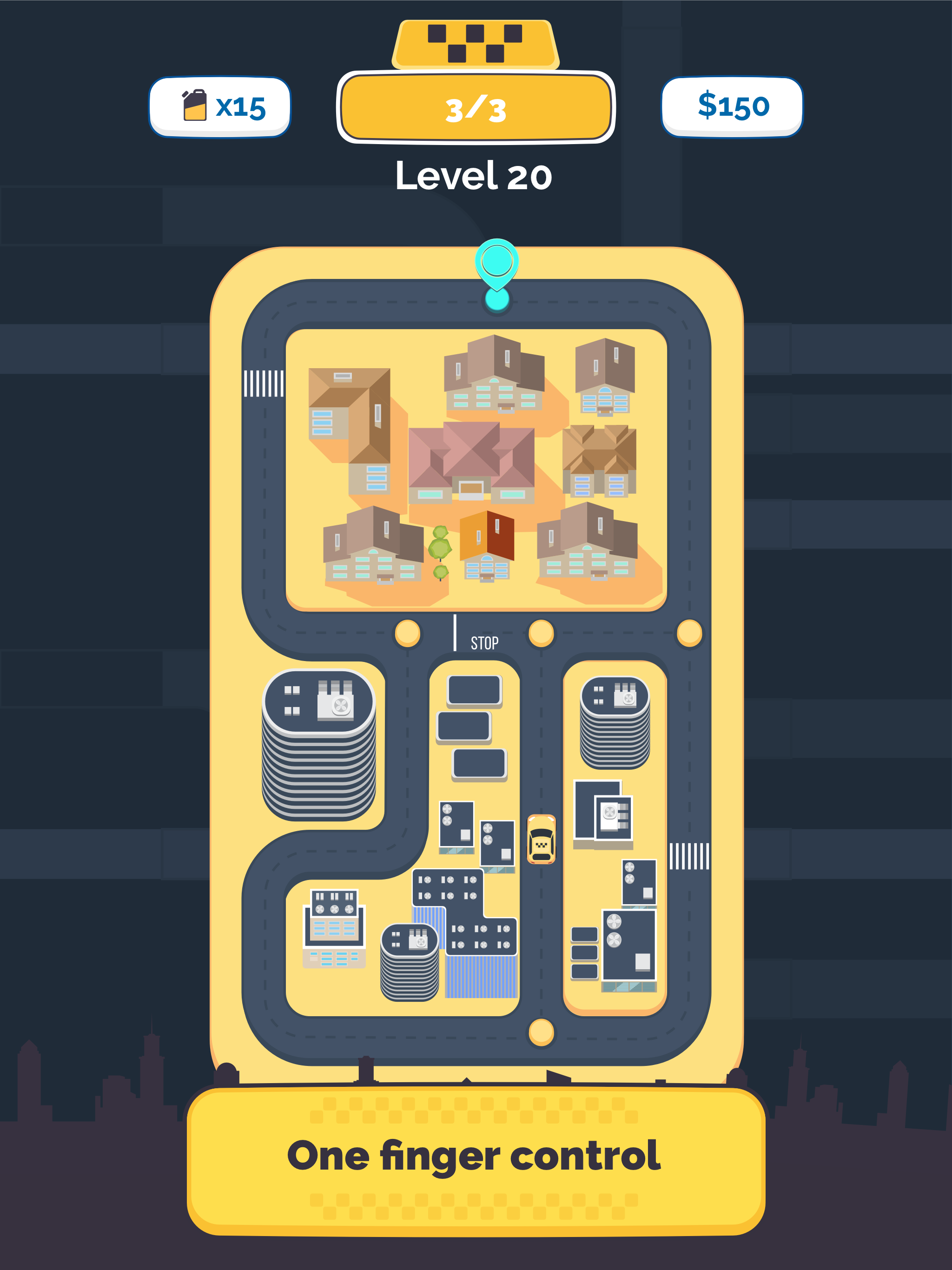 Taxi Town: Arcade Drive Game