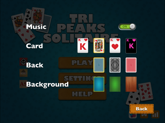 Tri-Peaks Solitaireのおすすめ画像4