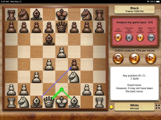 Chess Tiger Pro iPad app afbeelding 2