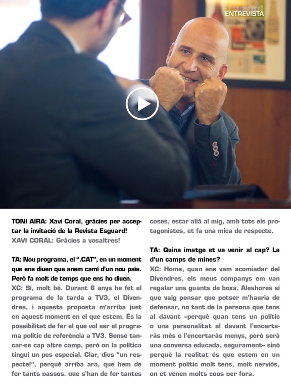 Esguard iPad screenshot 5 - News app