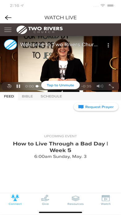 Two Rivers NY app screenshot