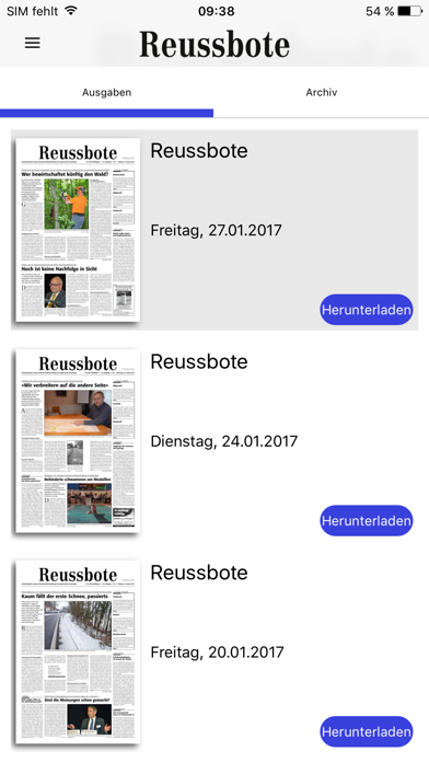 Reussbote Screenshot