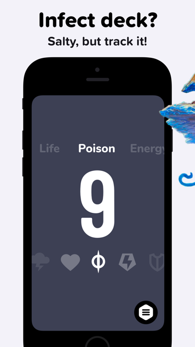 MTG Life Counter App: Lotus Screenshot