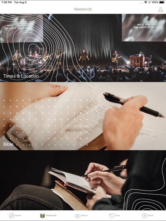 The Church at Rocky Peak iPad screenshot 2 - Lifestyle app