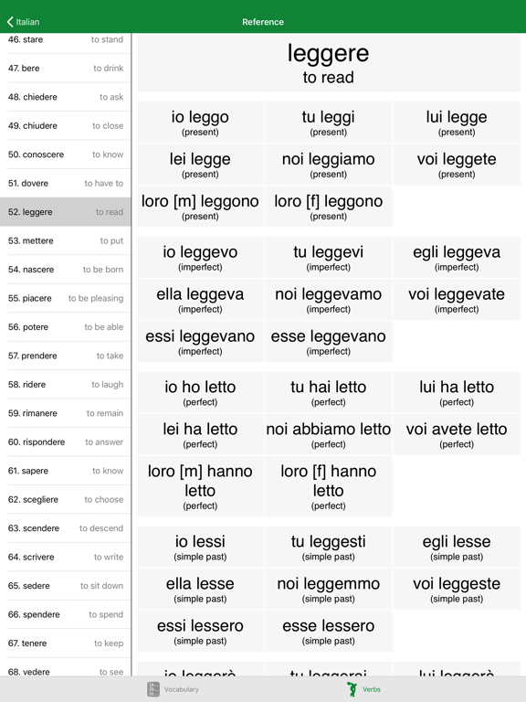 Liberation Philology Italian iPad screenshot 5 - Education app