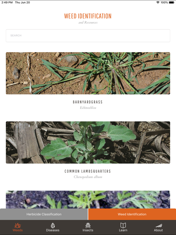 Take Action on Weeds iPad screenshot 2 - Business app