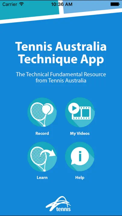 Tennis Australia Technique iPhone Ekran Görüntüsü 1