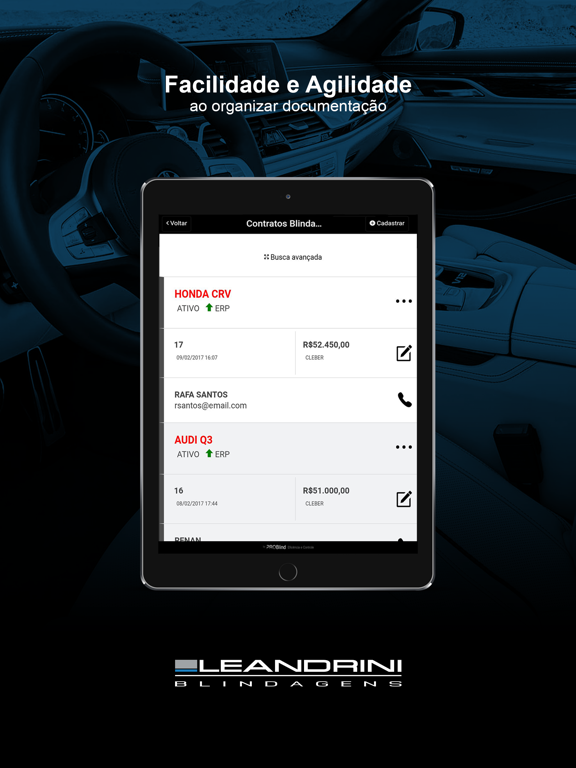 LEANDRINI BLINDAGENS iPad screenshot 3 - Productivity app