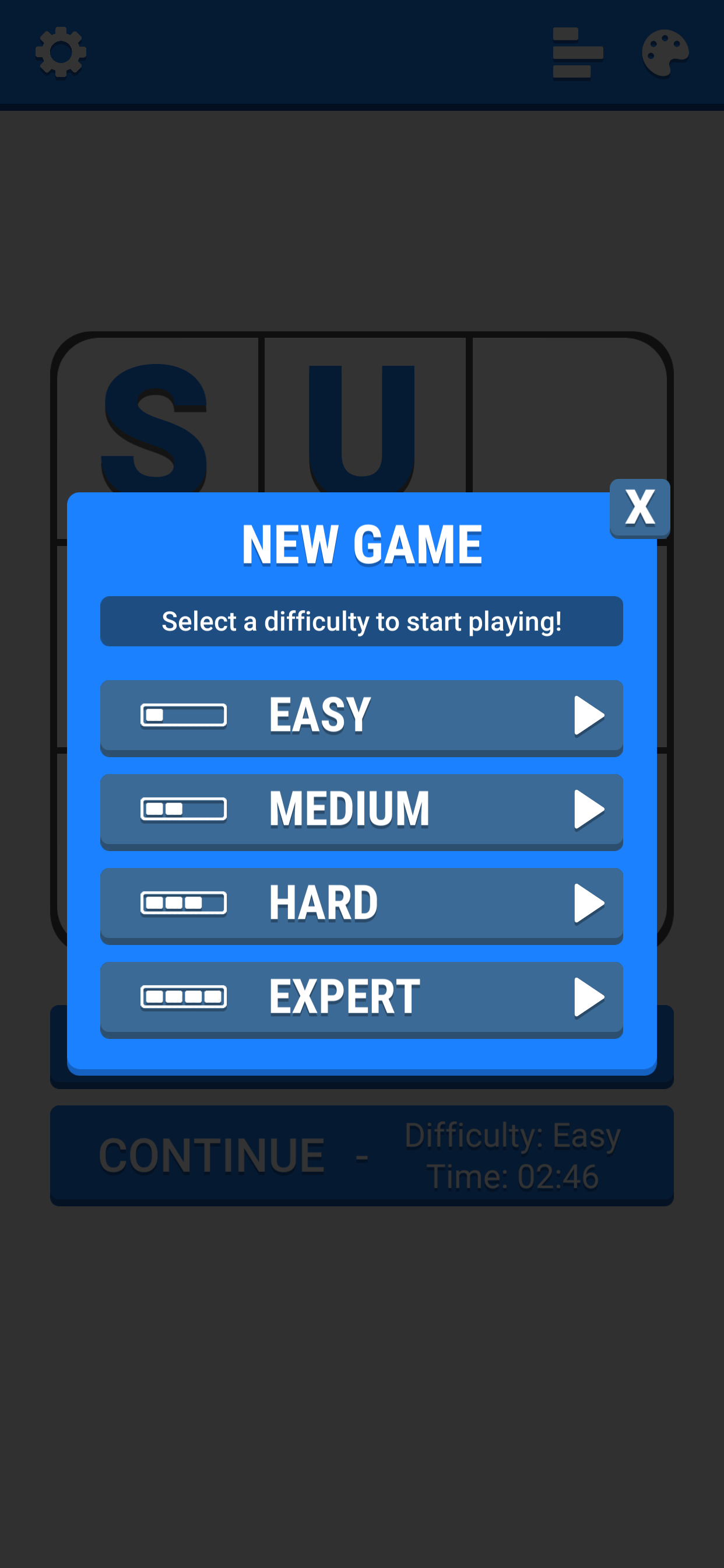 Sudoku screenshot 3