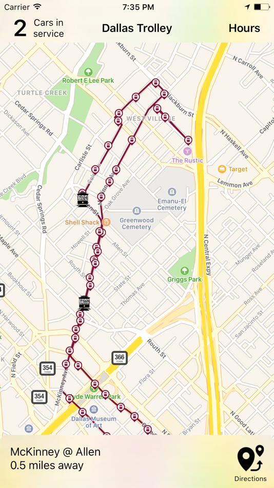 #1. Dallas Trolley (iOS) Bởi: Valeri V Osipenko