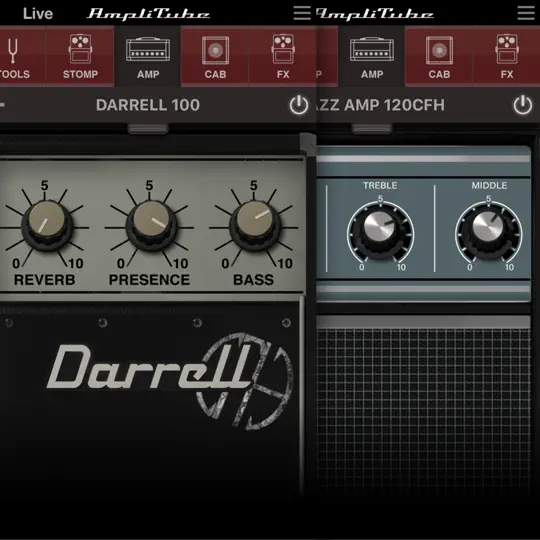 Скриншот AmpliTube CS For IPad на iPhone 4