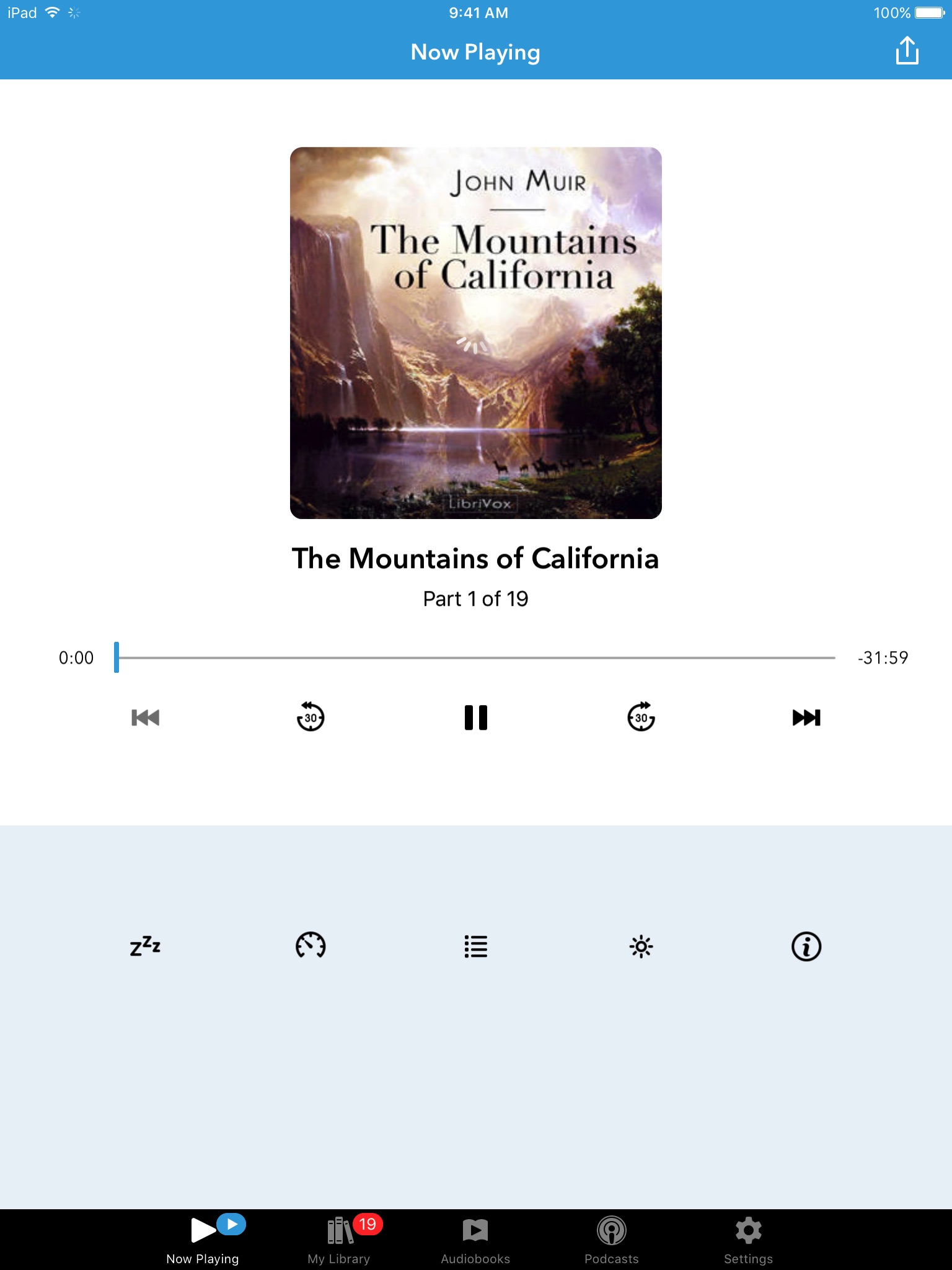 Audiobooks screenshot 2