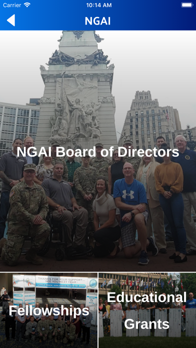 Indiana NG Association iPhone screenshot 5 - Social Networking app