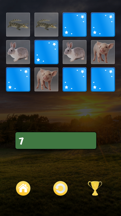 חיות משחק זיכרון screenshot 2