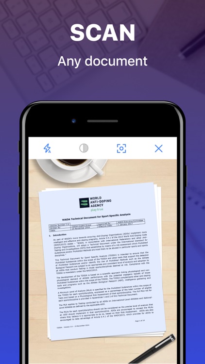 PDF Document Scanner App °
