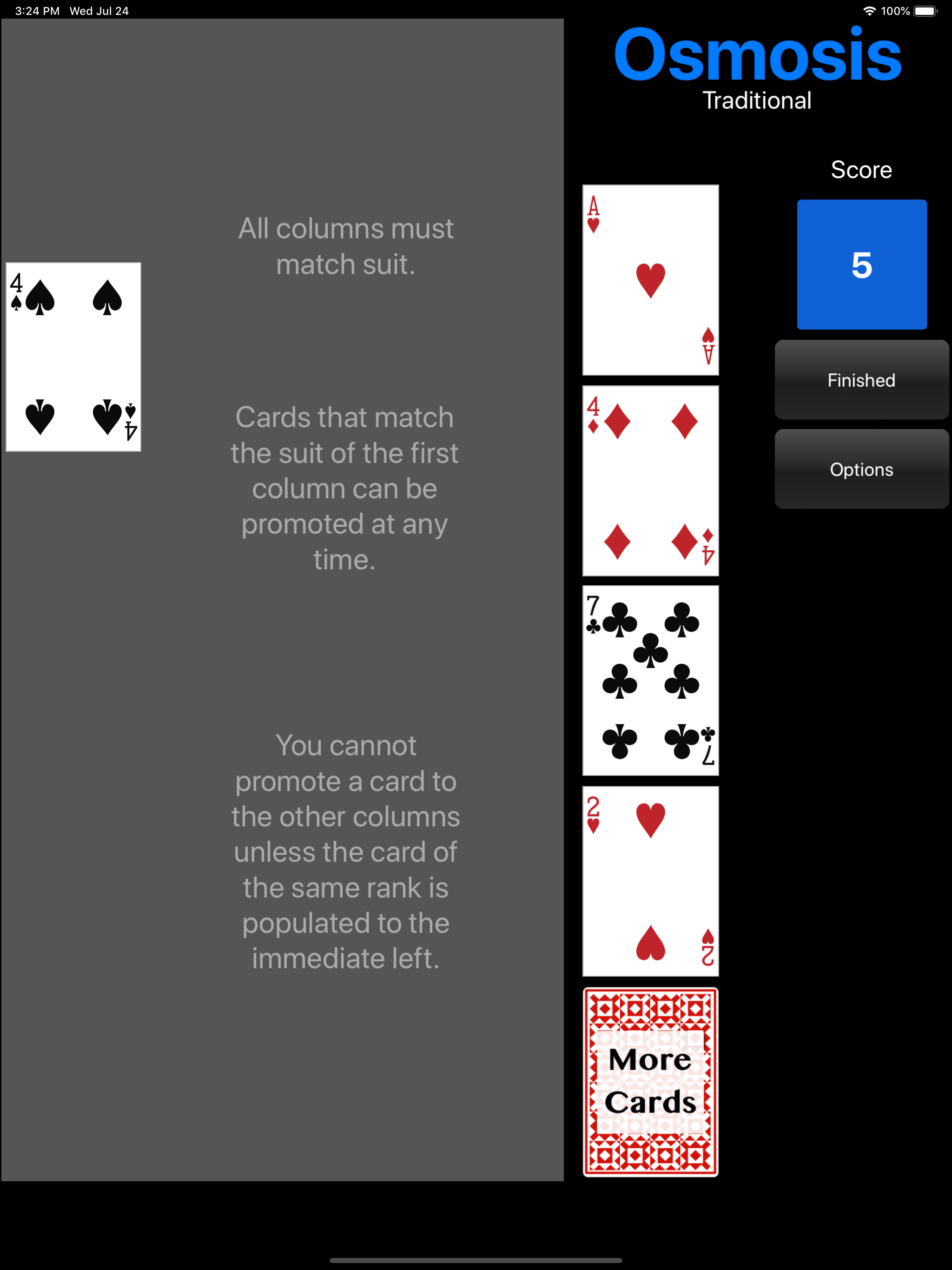 Osmosis Solitaire screenshot 7
