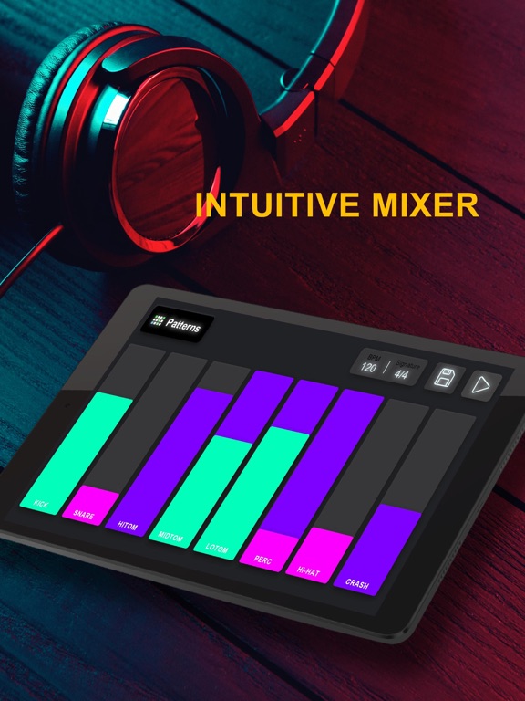 Drum Machine - Beat Groove Pad iPad screenshot 4 - Music app