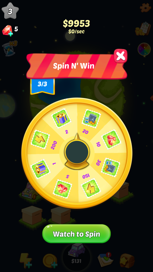 #7. Merge Car: World Tycoon (iOS) Podle: Gaurav Vara