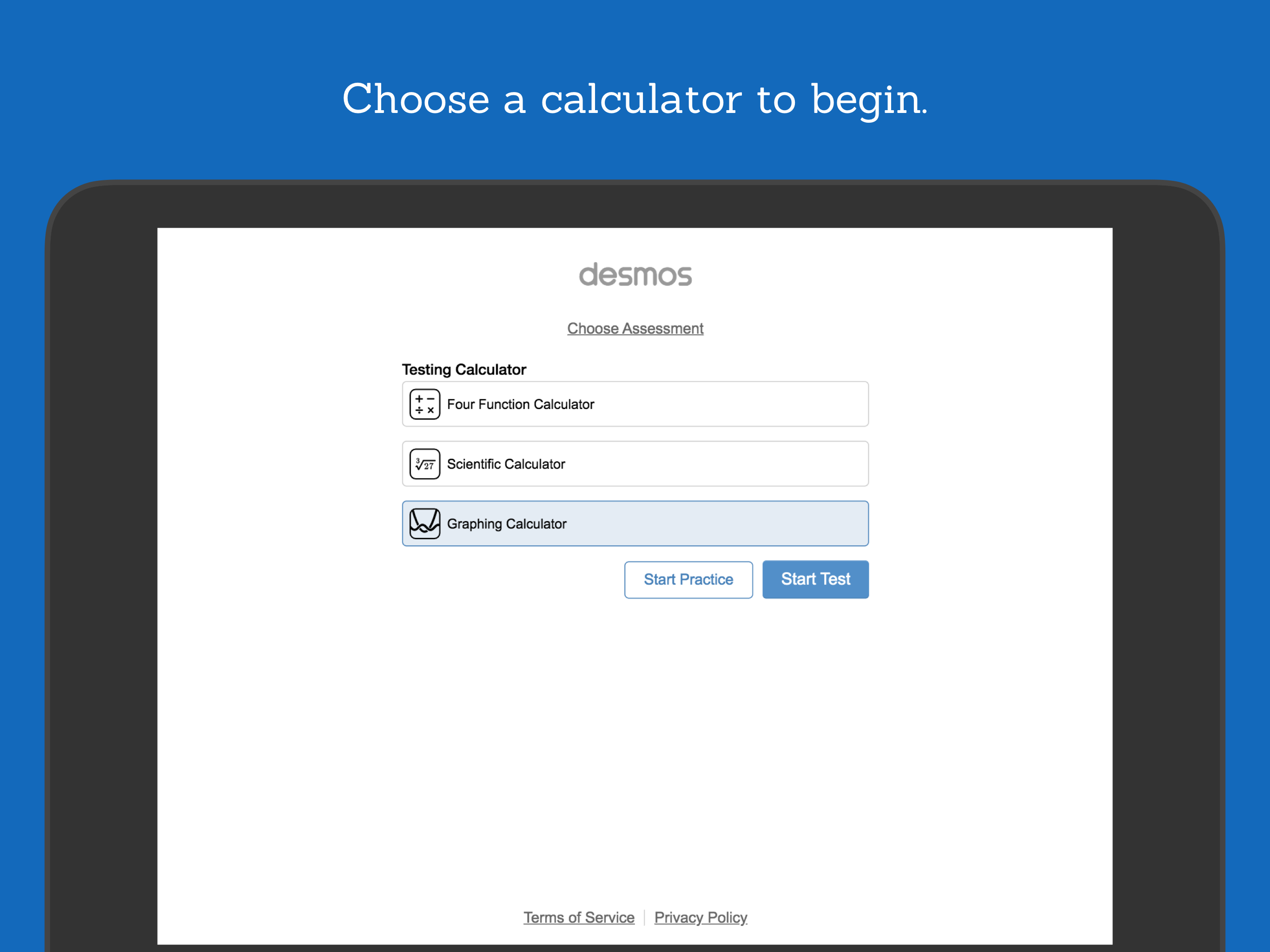 Desmos Test Mode screenshot 5