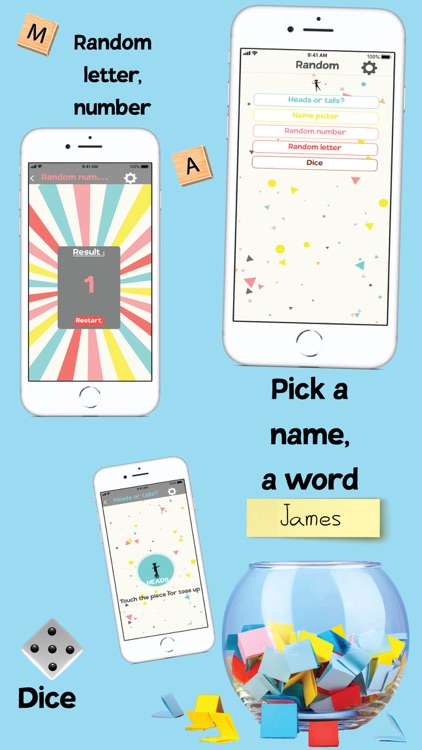 Random generator : name,number